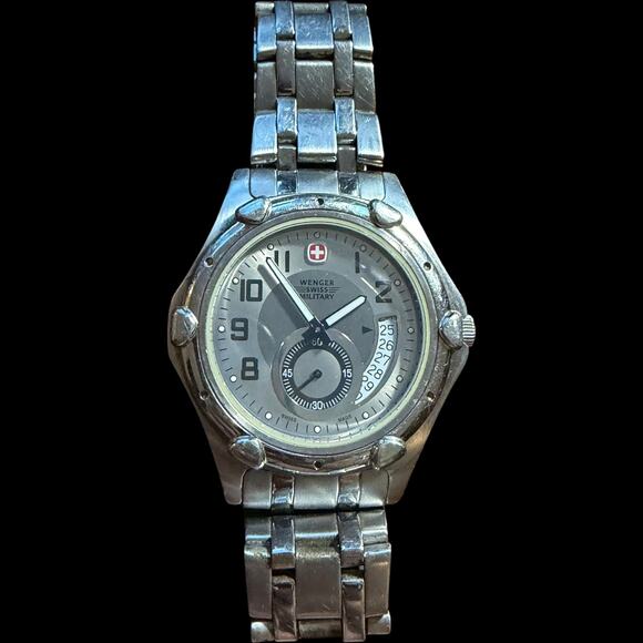 Wenger Swiss Military Men\'s Watch Stainless Steel Grey Dial 100M WR Quartz 7311X main image 4